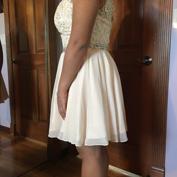 PROM GIRL 3-PC LACE DRESS W/SHAWL +  BRACELET LRG - Picture 3 of 7